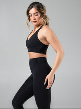 Thumbnail 5 of Candy Wrap Sports Bra - Onyx Black, 5 of 6