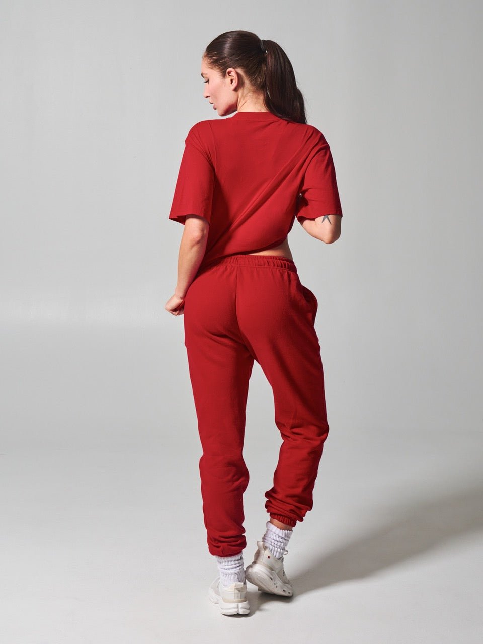 Essential Short Sleeve Tee - Lipstick Red