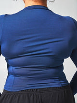 Thumbnail 4 of Halo Long Sleeve Baby Tee - Baked Blue, 4 of 7