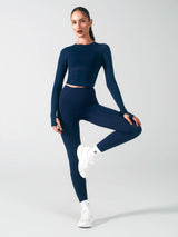 Thumbnail 1 of Storm Waist Top - Baked Blue, 1 of 13