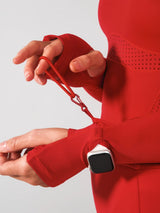 Thumbnail 6 of Storm Waist Top - Lipstick Red, 6 of 6