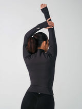 Thumbnail 3 of Elysium Zip Jacket - Onyx Black, 3 of 6