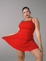 Thumbnail 4 of Bend and Snap Dress - Lipstick Red, 4 of 5