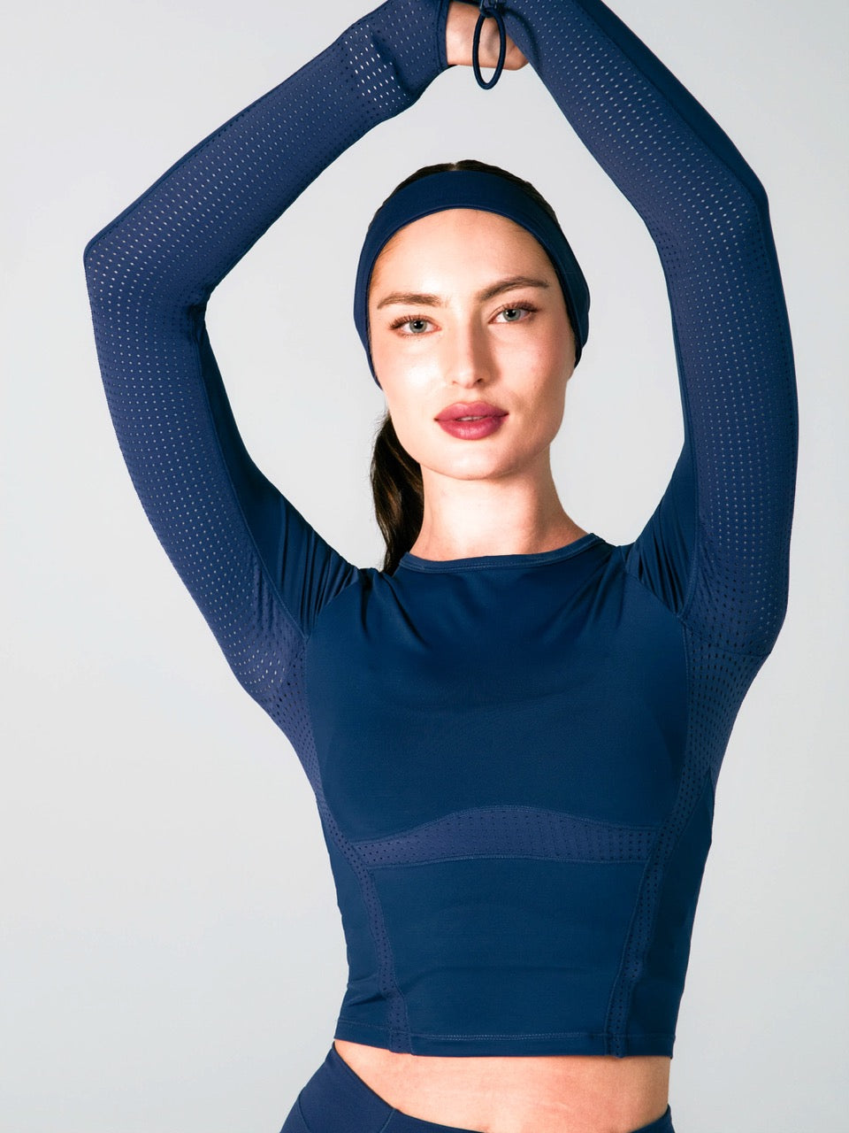 Storm Waist Top - Baked Blue