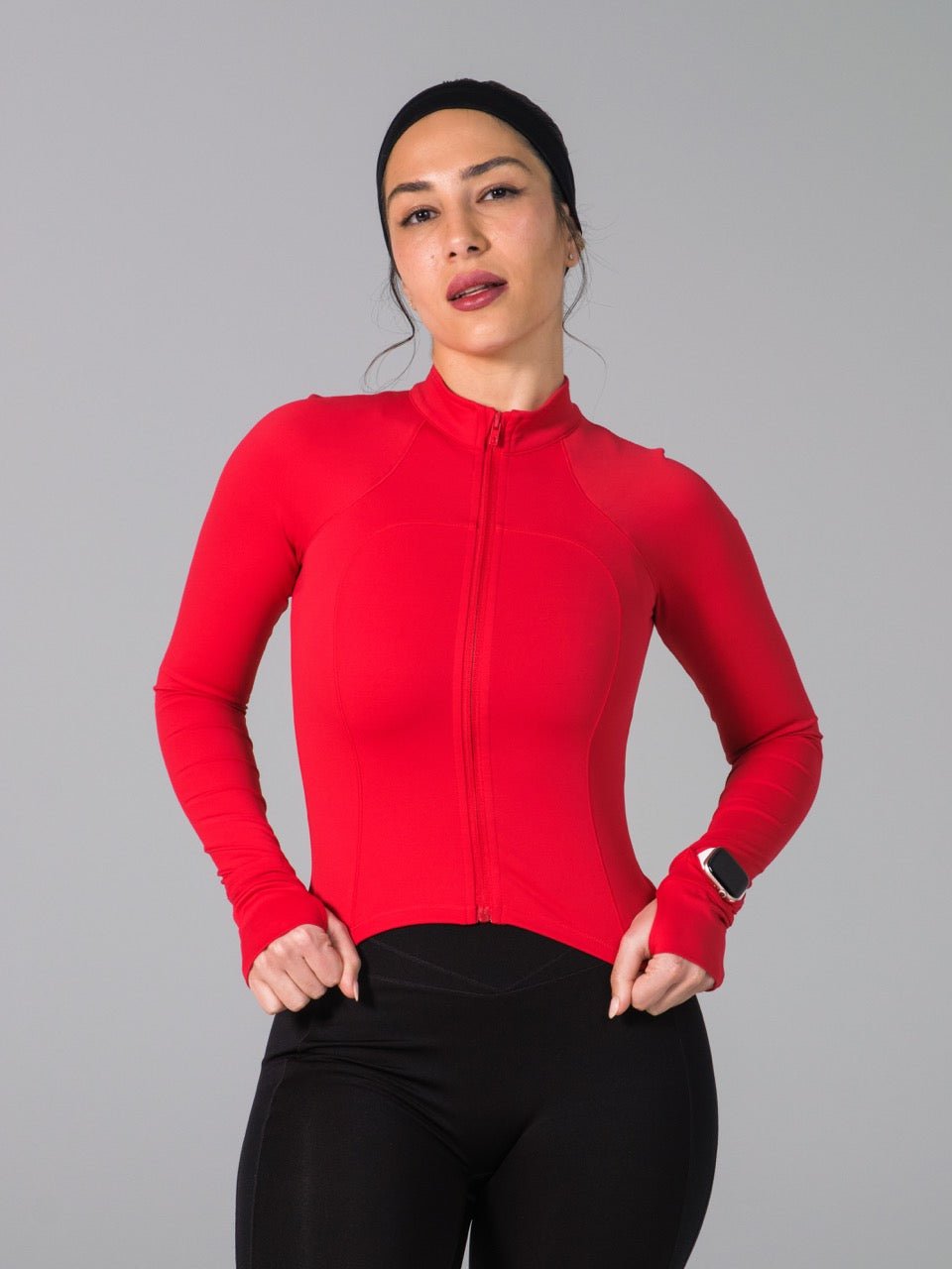 Phantom Hip Jacket - Lipstick Red