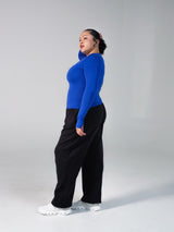 Thumbnail 3 of Halo Long Sleeve Hip Tee - Rio Blue, 3 of 5