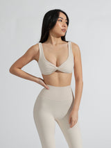 Thumbnail 3 of Twisted Sports Bra - Stardust, 3 of 9