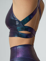 Thumbnail 8 of Alpha Sports Bra V2 - Mood Ring Holographic, 8 of 9