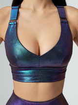 Thumbnail 9 of Alpha Sports Bra V2 - Mood Ring Holographic, 9 of 9