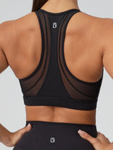 Thumbnail 6 of Ambrosia Sports Bra - Onyx Black, 6 of 11