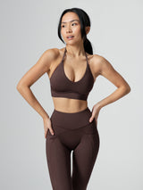 Thumbnail 5 of Sultry Sports Bra - Journey Dark Brown, 5 of 6