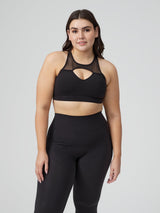 Thumbnail 8 of Ambrosia Sports Bra - Onyx Black, 8 of 11