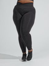Thumbnail 3 of Snatched Seamless Legging - Charcoal, 3 of 10