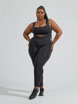 Thumbnail 1 of Snatched Seamless Legging - Charcoal, 1 of 10
