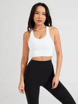 Thumbnail 1 of Rosa Sports Bra - White, 1 of 10