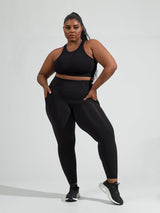 Thumbnail 12 of Contour Pocket Legging - Onyx Black, 12 of 13