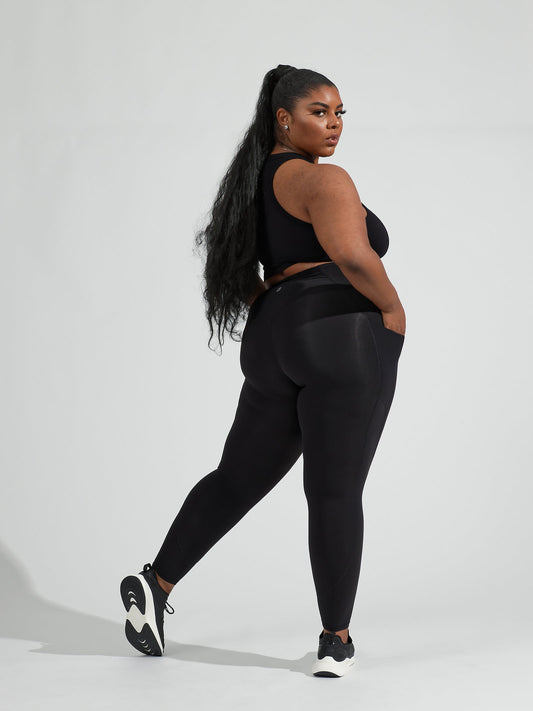 Contour Pocket Legging - Onyx Black