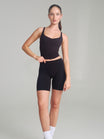 Poshknit Waist Tank - Onyx Black