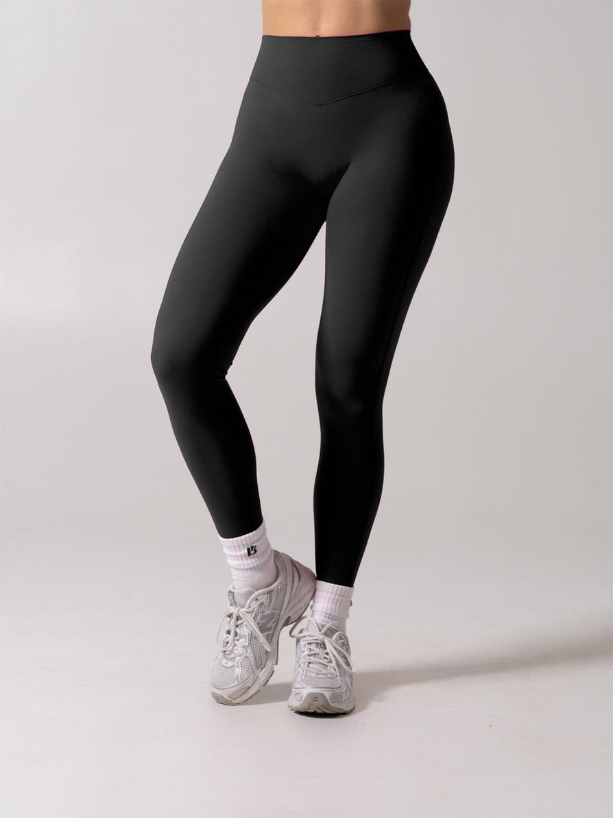 Poshknit Aggressive Scrunch Legging - Onyx Black