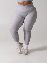 Thumbnail 1 of Siren Scrunch Legging - Platinum, 1 of 7
