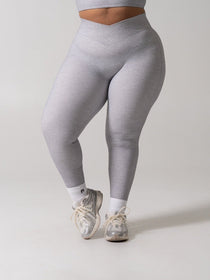 Siren Scrunch Legging - Platinum