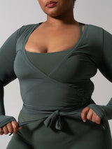 Thumbnail 2 of Ballet Wrap - Limon Pepino, 2 of 11