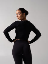 Thumbnail 8 of Ballet Wrap - Onyx Black, 8 of 11