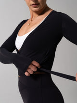 Thumbnail 10 of Ballet Wrap - Onyx Black, 10 of 11
