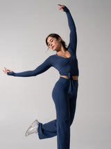 Thumbnail 9 of Ballet Wrap - Baked Blue, 9 of 13