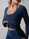 Ballet Wrap - Baked Blue
