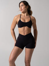 Thumbnail 1 of Barre Sports Bra - Onyx Black, 1 of 8