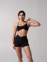 Thumbnail 3 of Barre Sports Bra - Onyx Black, 3 of 8