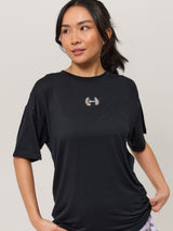Thumbnail 1 of Pajama Tee Shirt - Black, 1 of 5