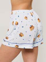 Thumbnail 5 of Pajama Shorts Set - Pancake Print, 5 of 5