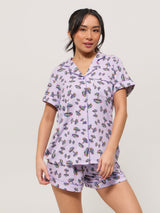 Thumbnail 4 of Pajama Shorts Set - Dumbbell Print, 4 of 4