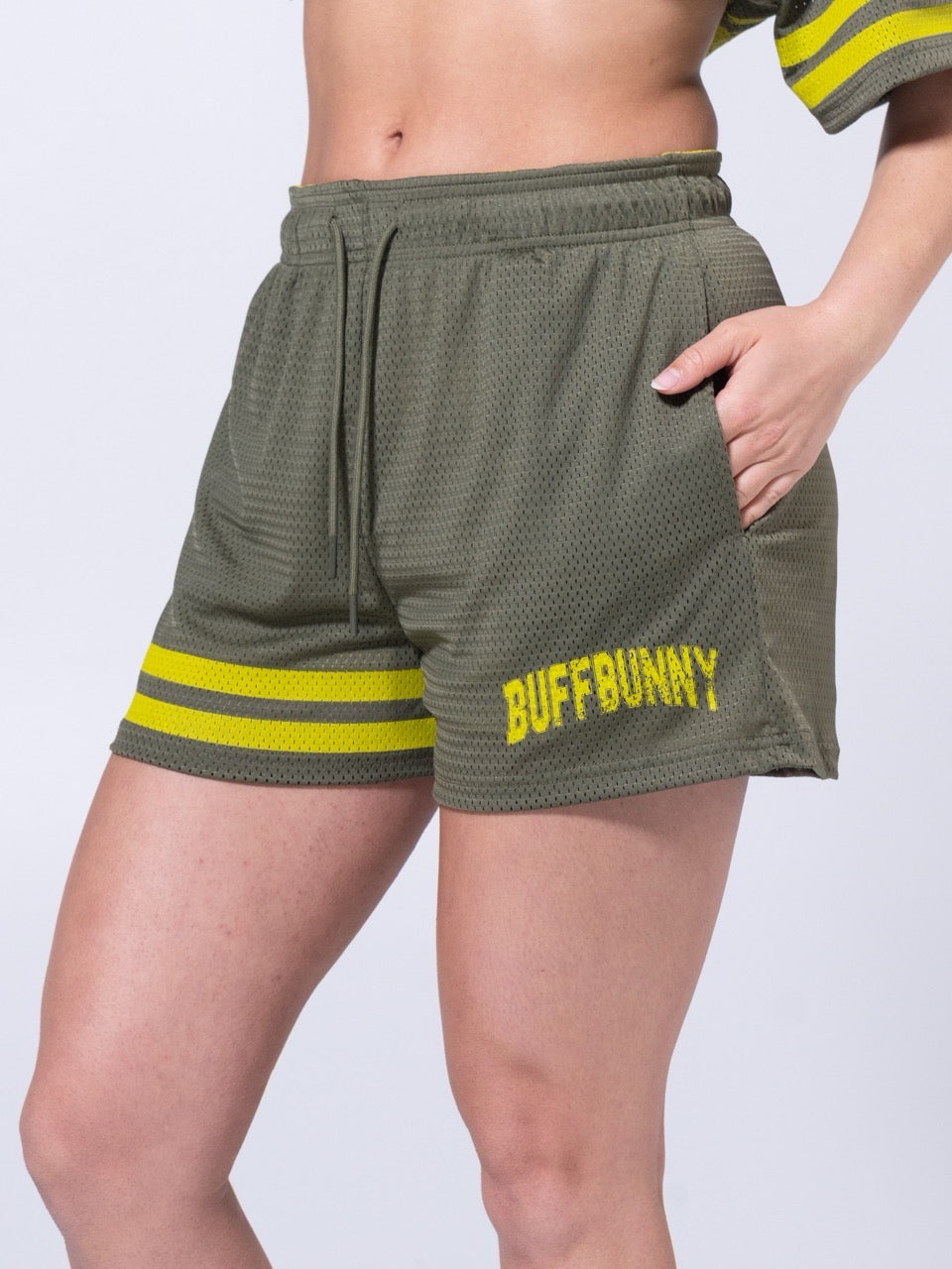 Iconic Mesh Short - Gamma Green