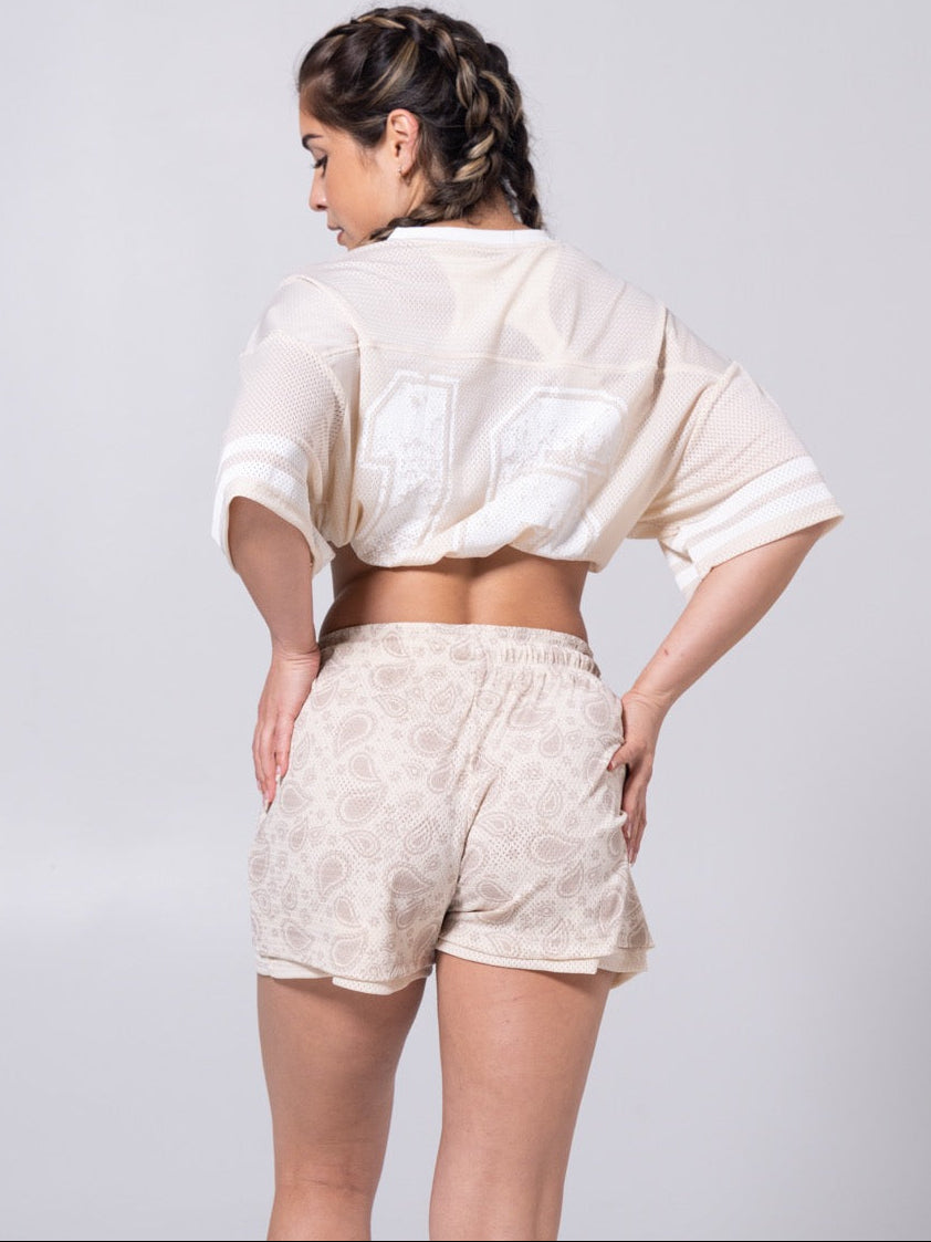 Iconic Mesh Short - Stardust