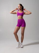 Thumbnail 2 of Sweetheart Nubre Sports Bra - Grape Juice and Tango, 2 of 6
