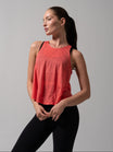 Go With The Flow Hip Tank - Tequila Sunrise