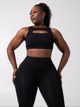 Thumbnail 2 of Sprint Her Sports Bra - Onyx Black, 2 of 7