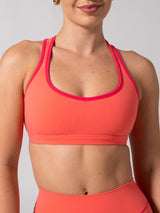 Thumbnail 1 of Sweetheart Nubre Sports Bra - Tequila Sunrise and Punch, 1 of 6