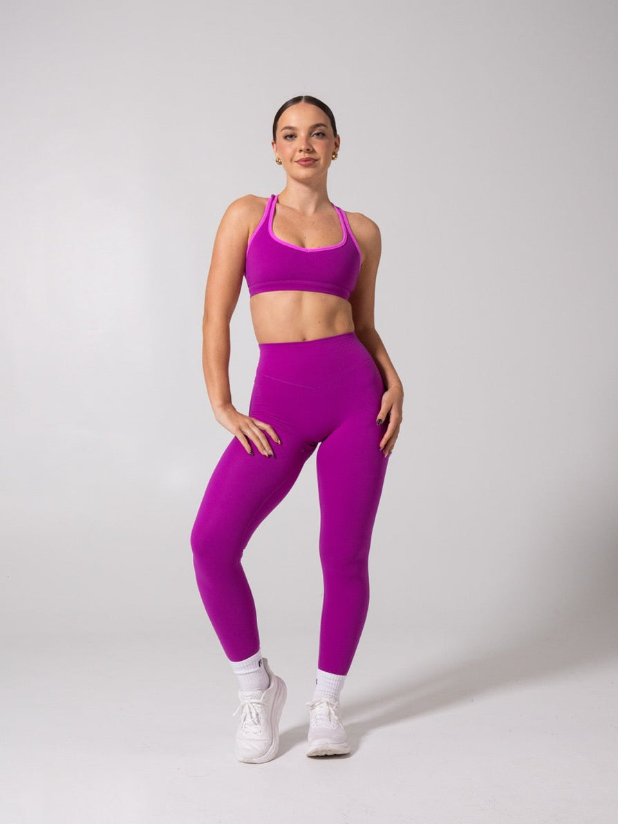 Micro Legacy Legging - Grape Juice