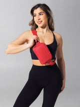 Thumbnail 1 of Breakthrough Belt Bag - Lipstick Red, 1 of 4