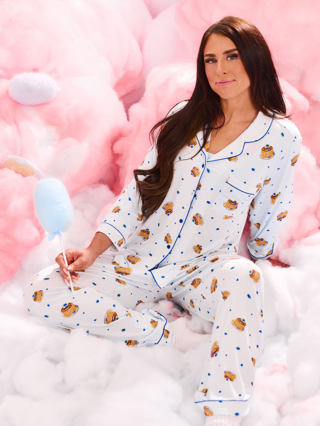 Pajama Pants Set - Pancake Print