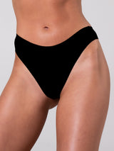 Thumbnail 3 of Invisible High Rise Thong - Onyx Black, 3 of 4