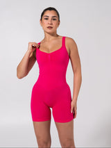Thumbnail 1 of **PREORDER** Miracle Scrunch Seamless Bodysuit 5" - Heather Miami Vice, 1 of 12
