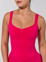 Thumbnail 6 of **PREORDER** Miracle Scrunch Seamless Bodysuit 5" - Heather Miami Vice, 6 of 12