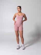 Thumbnail 2 of **PREORDER** Miracle Scrunch Seamless Bodysuit 5" - Heather Rose Water, 2 of 11