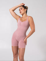 Thumbnail 1 of **PREORDER** Miracle Scrunch Seamless Bodysuit 5" - Heather Rose Water, 1 of 11