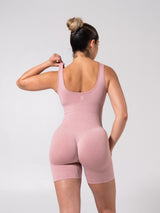 Thumbnail 4 of **PREORDER** Miracle Scrunch Seamless Bodysuit 5" - Heather Rose Water, 4 of 11